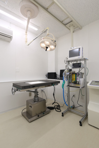 手術室兼用レントゲン室　天井レール走行式X線装置